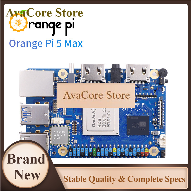 AvaCoreOrange Pi 5 Max 16GB V1 - Rk3588 Mini Pc Board ulasan dan harga